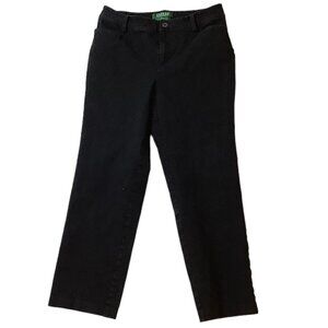 Lauren Ralph Lauren Women's Catlin Black Pants Size 4P